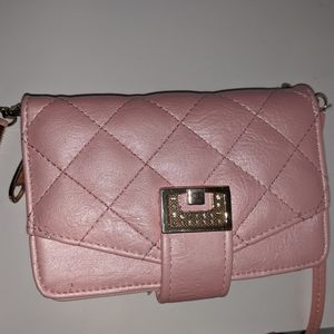 PINK mini purse / clutch